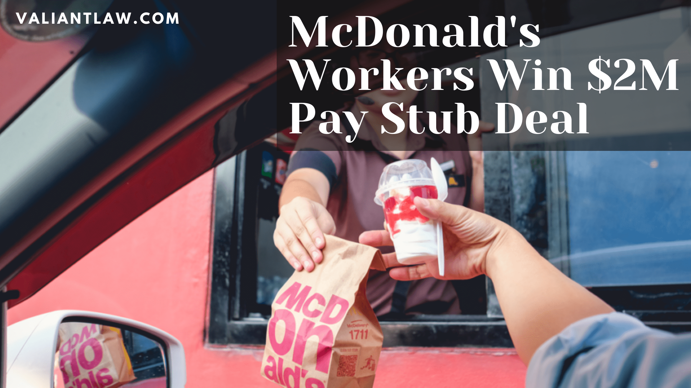 McDonald's Workers Win $2M Pay Stub Deal